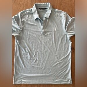 Travis Matthew Men's Light Blue Polo Shirt Large